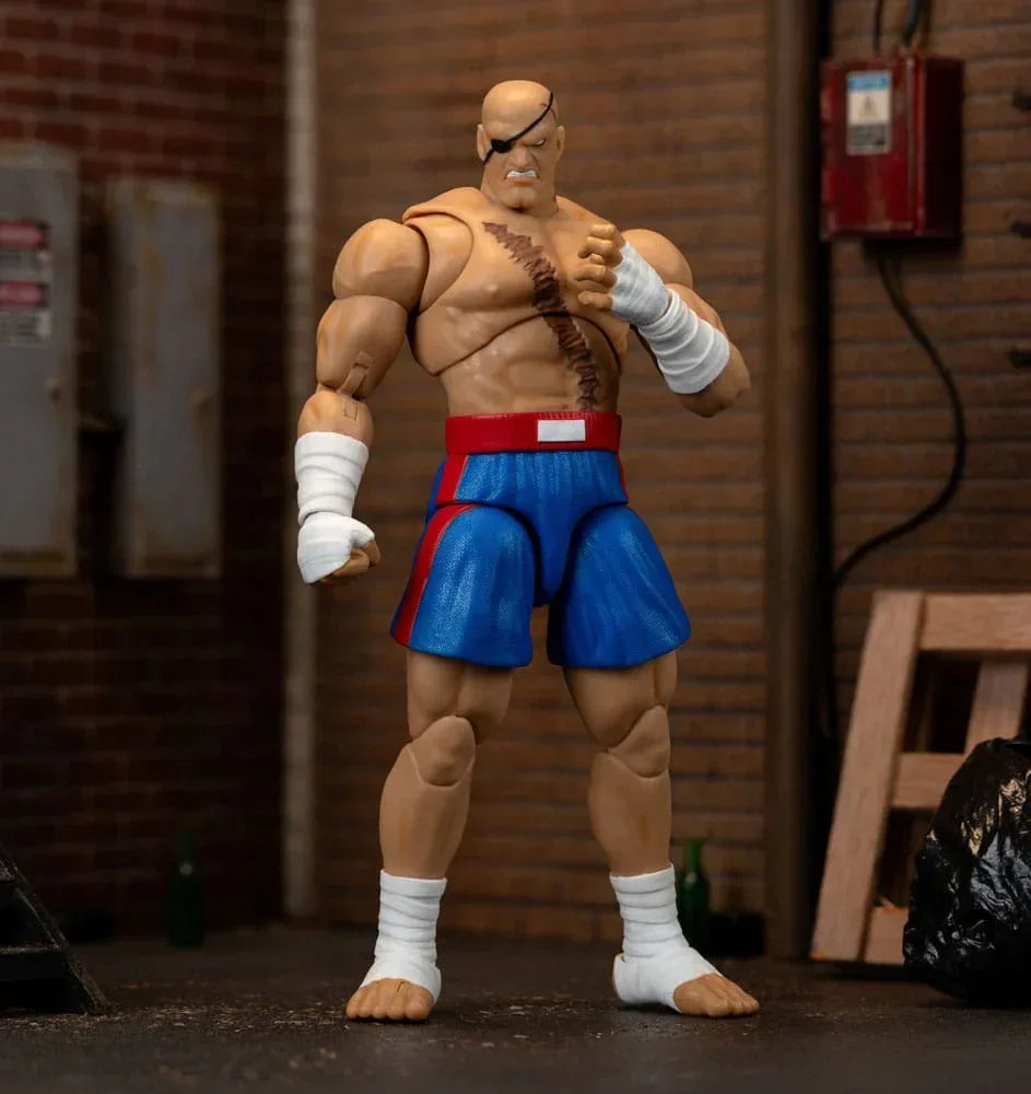 Ultra Street Fighter II: The Final Challengers Action Figur 1/12 Sagat 19 cm Jada Toys