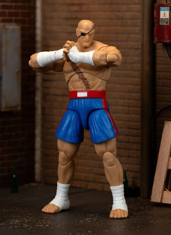 Ultra Street Fighter II: The Final Challengers Action Figur 1/12 Sagat 19 cm Jada Toys