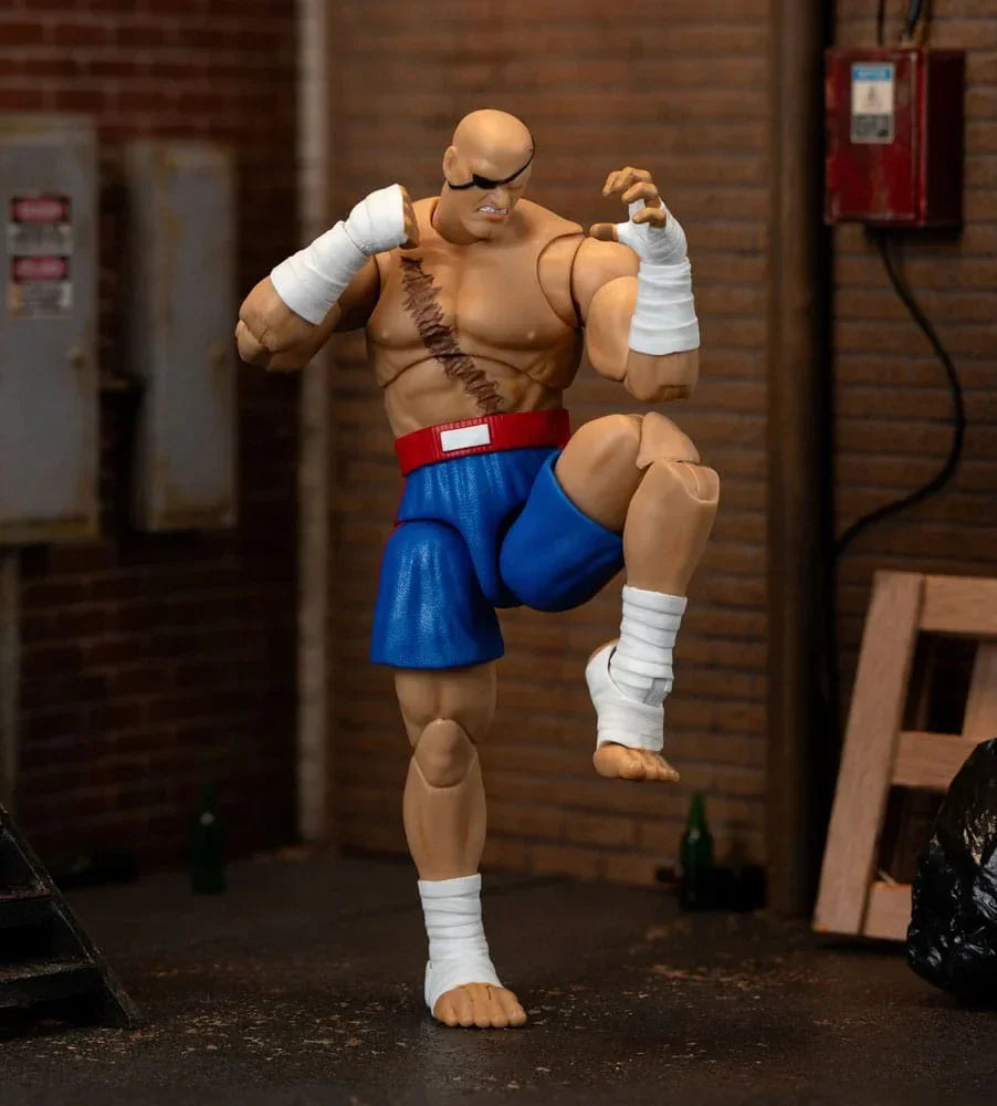 Ultra Street Fighter II: The Final Challengers Action Figur 1/12 Sagat 19 cm Jada Toys