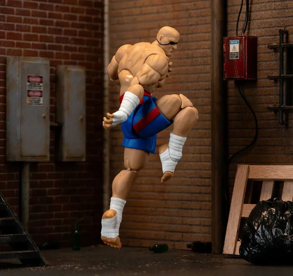 Ultra Street Fighter II: The Final Challengers Action Figur 1/12 Sagat 19 cm Jada Toys