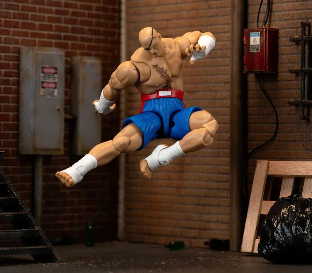 Ultra Street Fighter II: The Final Challengers Action Figur 1/12 Sagat 19 cm Jada Toys