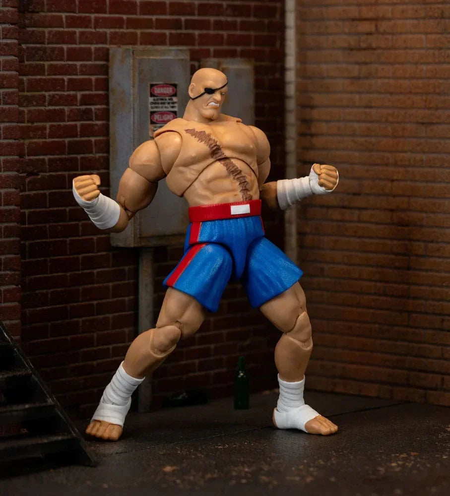 Ultra Street Fighter II: The Final Challengers Action Figur 1/12 Sagat 19 cm Jada Toys