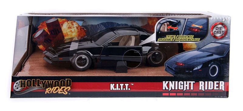 Knight Rider Diecast Modell 1/24 1982 Pontiac Firebird KITT Jada Toys
