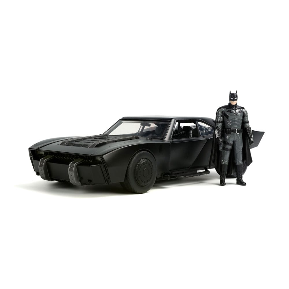 Batman 2022 Hollywood Rides Diecast Modell 1/18 Batmobile med Figur Jada Toys
