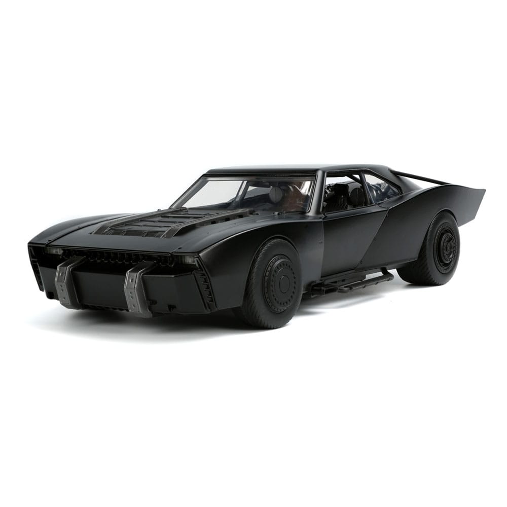 Batman 2022 Hollywood Rides Diecast Modell 1/18 Batmobile med Figur Jada Toys