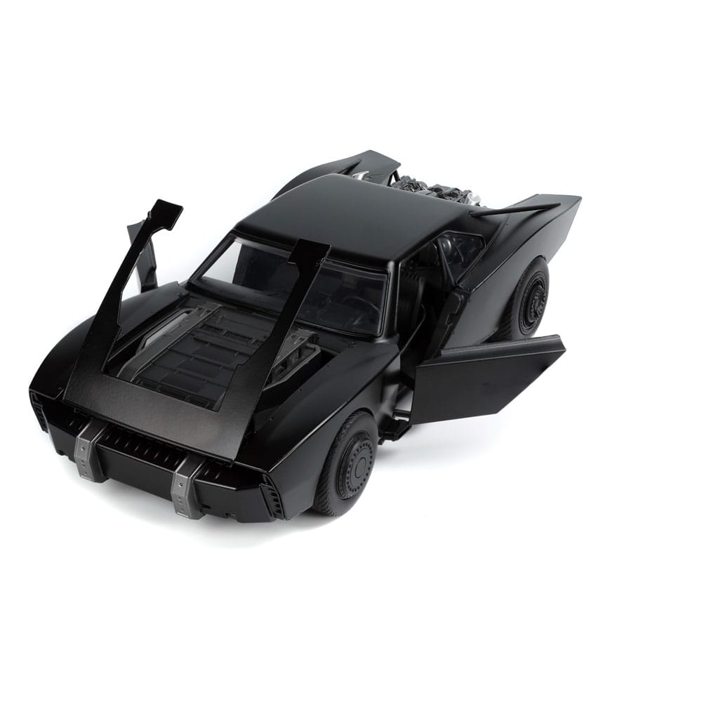 Batman 2022 Hollywood Rides Diecast Modell 1/18 Batmobile med Figur Jada Toys