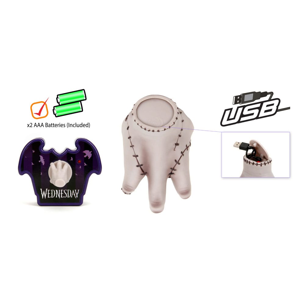 Wednesday Rollspel Replica 1/1 Infra Röd Kontrollerad Thing Jada Toys