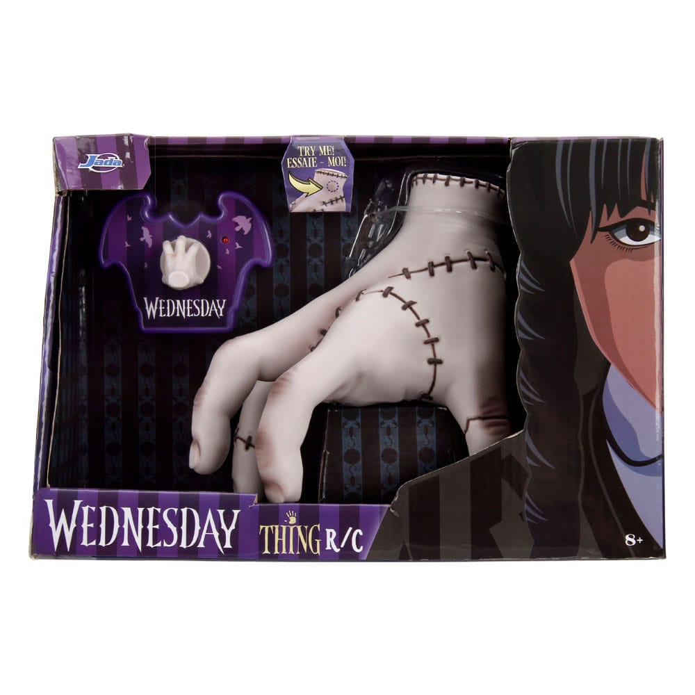 Wednesday Rollspel Replica 1/1 Infra Röd Kontrollerad Thing Jada Toys