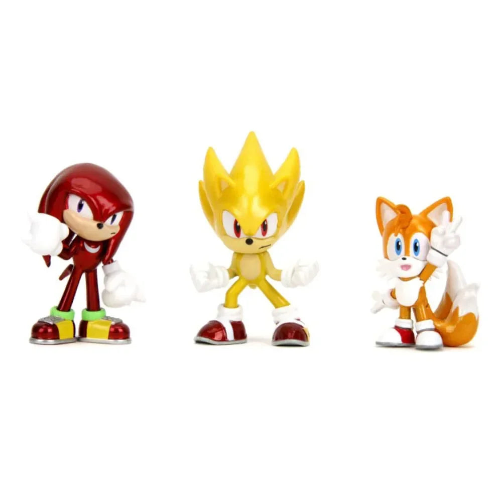 Sonic the Hedgehog Nano Metalfigs Diecast Mini Figures 3-Pack 5 cm