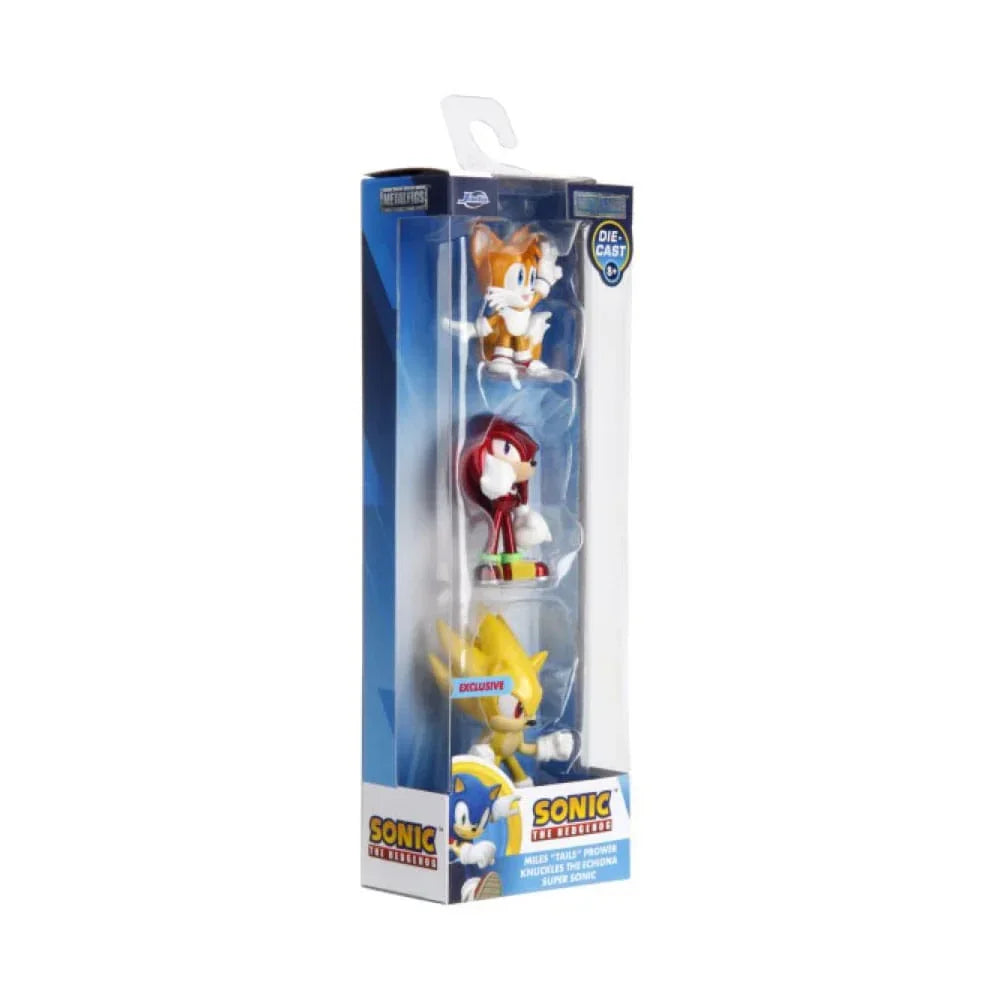 Sonic the Hedgehog Nano Metalfigs Diecast Mini Figures 3-Pack 5 cm Jada Toys
