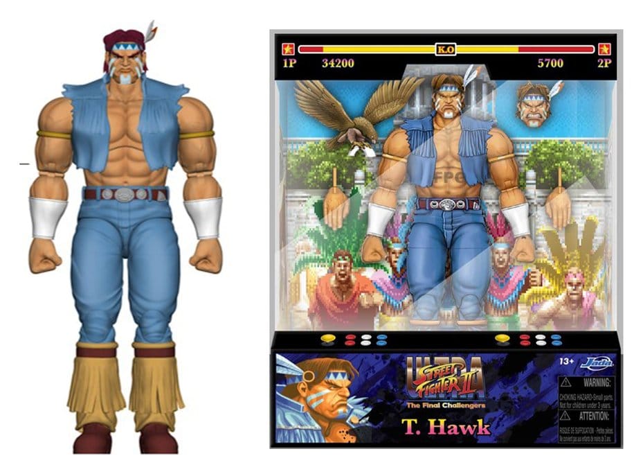 Ultra Street Fighter II: The Final Challengers Action Figur 1/12 E. Honda 16 cm Jada Toys