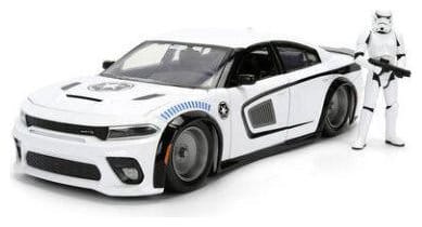 Star Wars Diecast Modell 1:24 Stormtrooper Dodge Charger SRT Hellcat