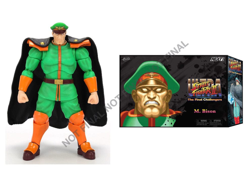 Ultra Street Fighter II: The Final Challengers Action Figur 1/12 M. Bison Deluxe 15 cm Jada Toys