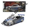 Fast & Furious Diecast-modell 1:24 Jubileumsutgåva Nissan Skyline 19 cm