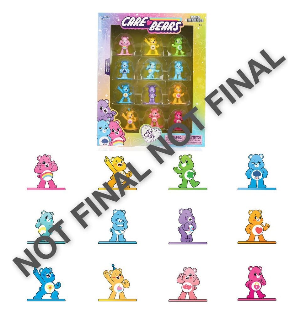 Care Bears Nanofigs 12-pack med samlarfigurer