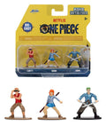 One Piece Nano Metalfigs Miniatyrfigurer 3-Pack