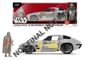 Star Wars Diecast Modell Skala 1:24 Mandalorian Chevrolet Corvette Sting Ray 1963