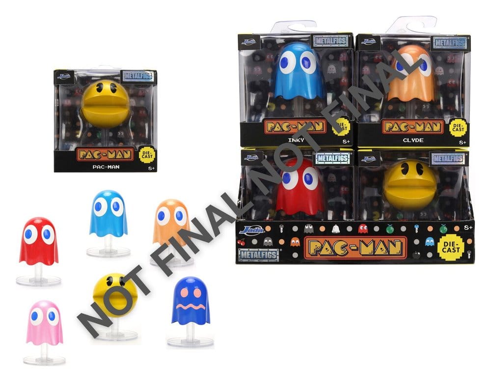 Pac-Man Minifigurer Vågen 1 6 cm Display (12 stycken)
