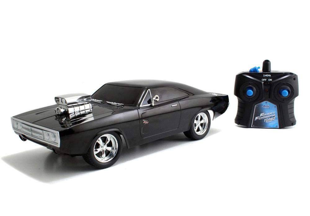Fast & Furious RC Bil 1/16 Dom's 1970 Dodge Charger R/T Jada Toys