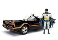 Batman Diecast Modell 1/24 1966 Klassiska TV Serien Batmobil med Figur Jada Toys