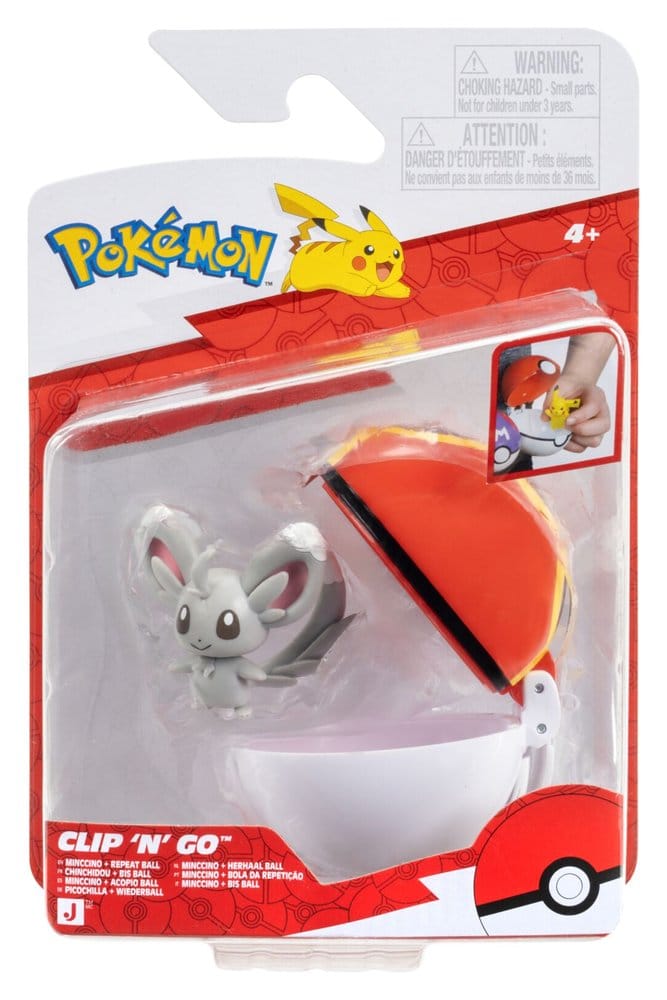 Pokémon Clip 'n' Go Minifigures Poké Balls ver. 23 Assortment (6)