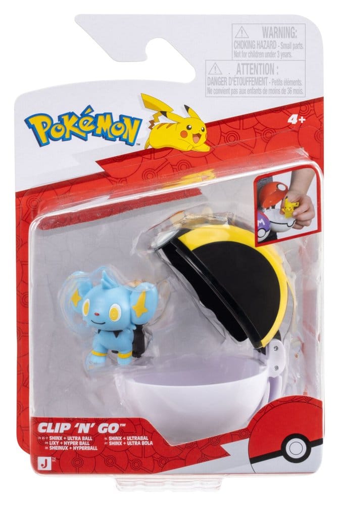 Pokémon Clip 'n' Go Minifigures Poké Balls ver. 23 Assortment (6)