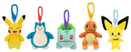 Pokémon Plush Clip-ons Version 14, 10 cm, Assorted Series (6 pieces)