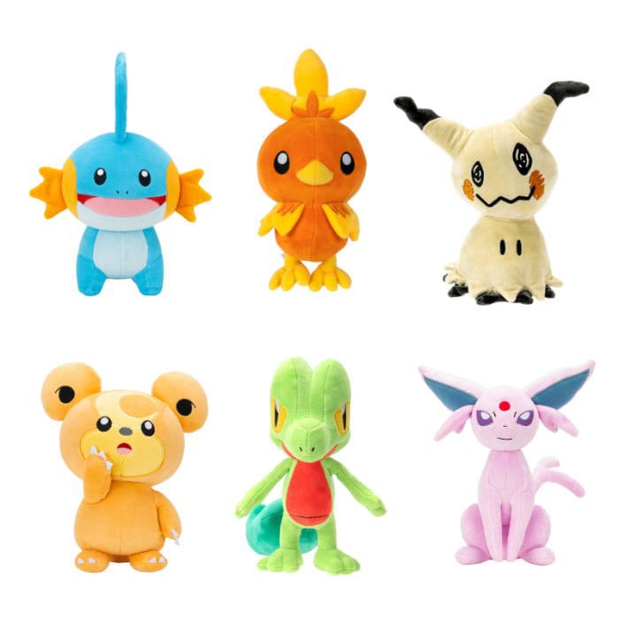 Pokémon Gosedjur Version 22 - 20 cm Assortiment (6) Jazwares