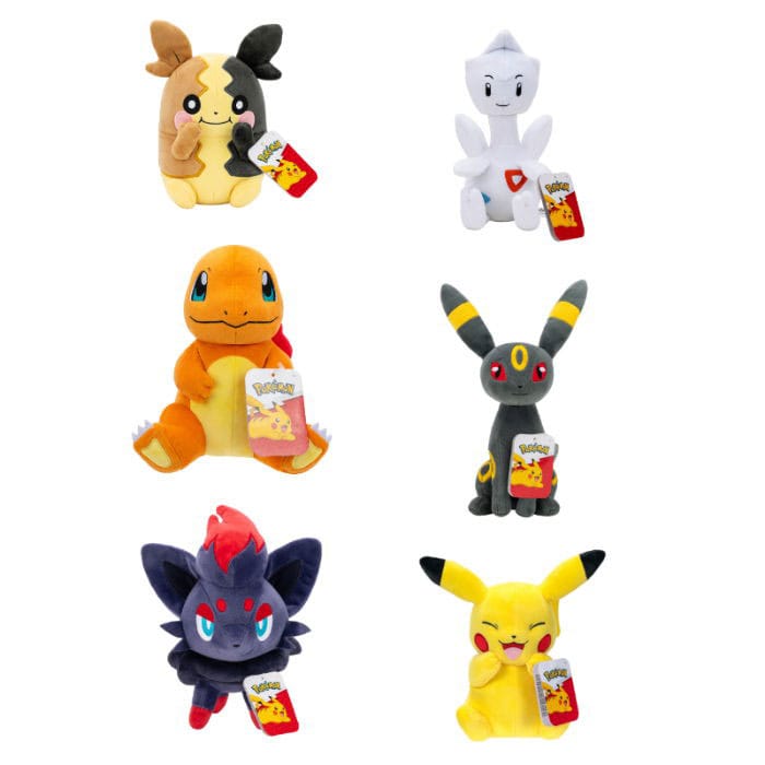 Pokémon Gosedjur Version 23 - 20 cm Assortiment (6) Jazwares