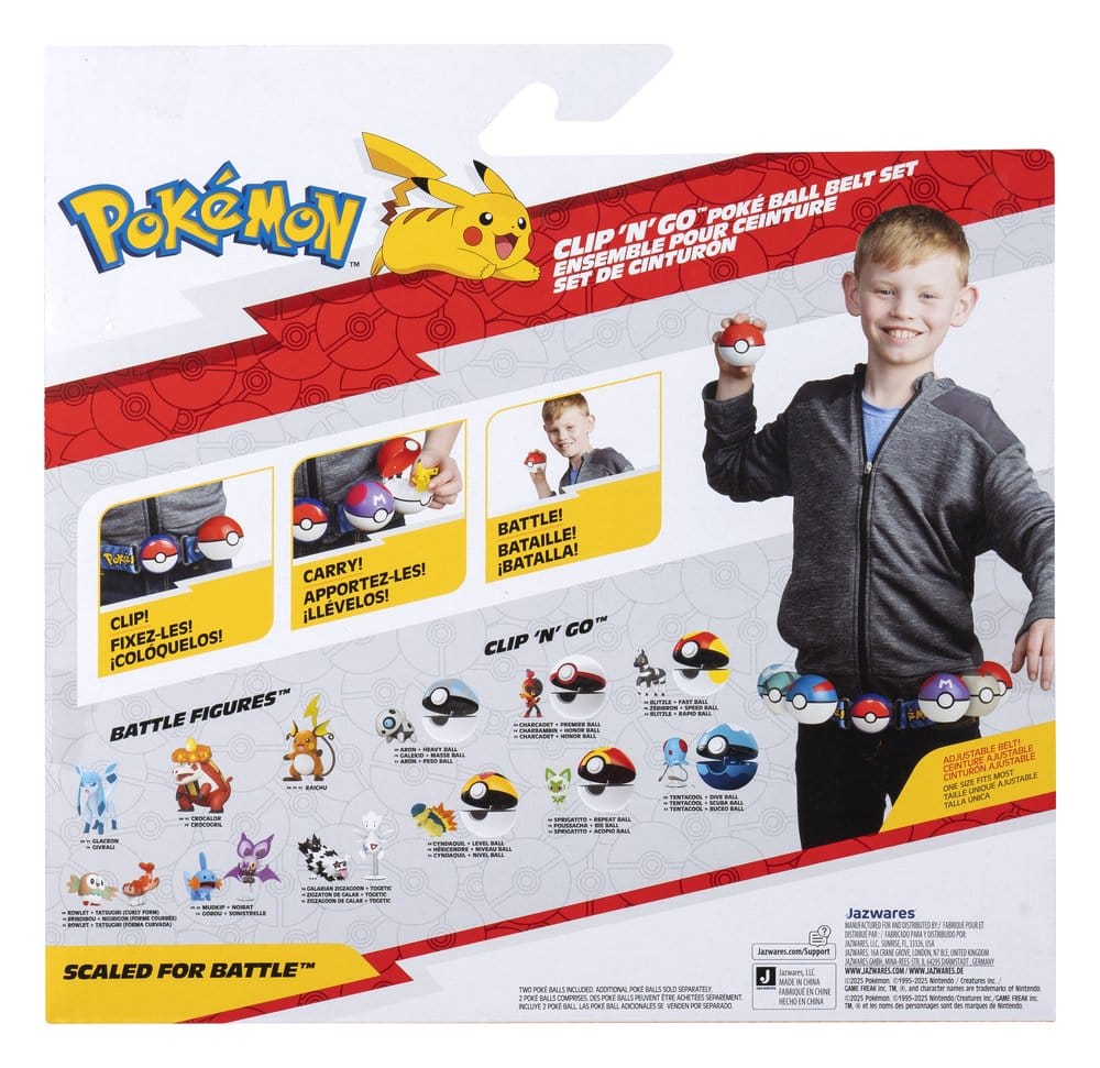 Pokémon Clip 'n' Go Belt Set ver. 19 Assortment (4)
