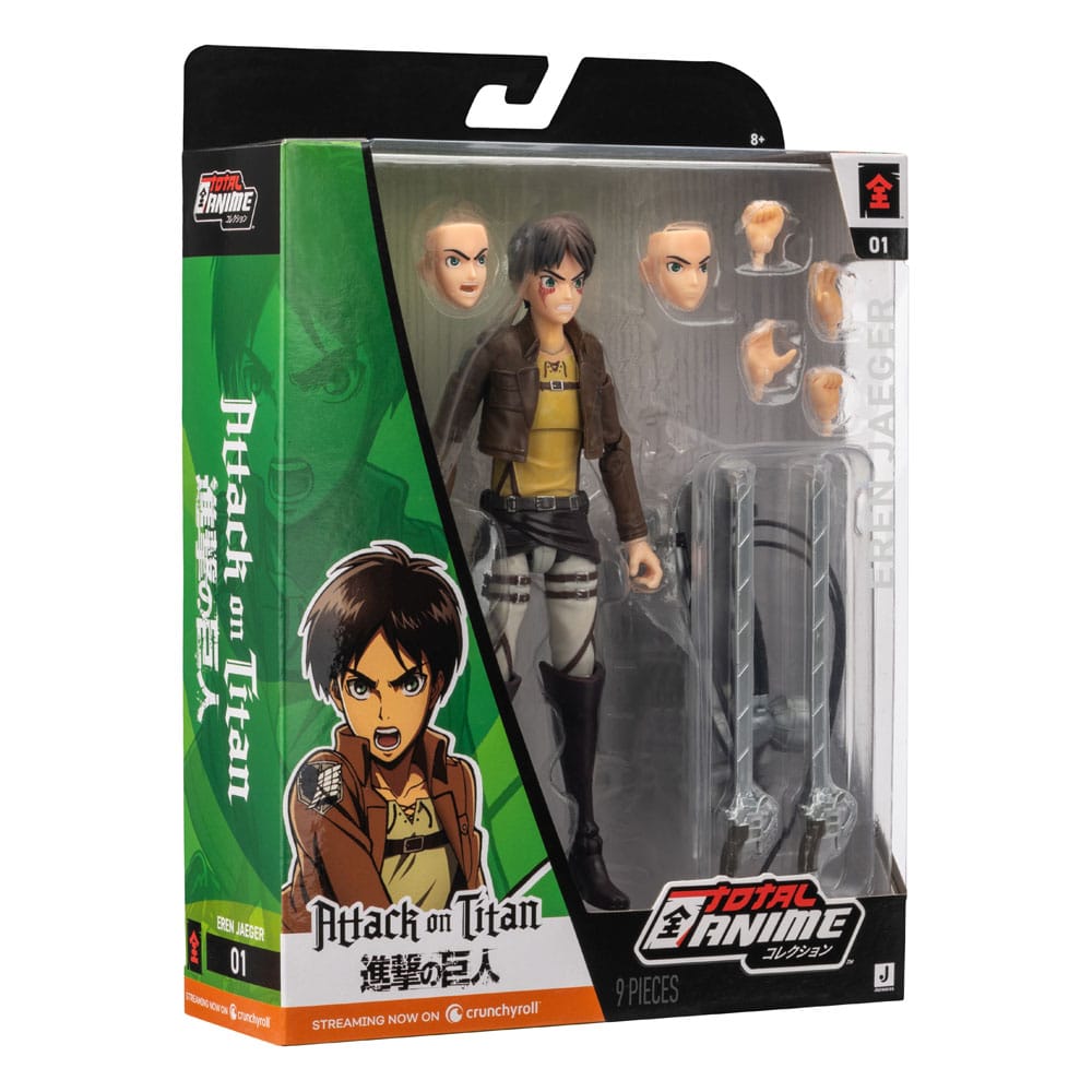 Attack on Titan Eren Jaeger Action Figure 17 cm Jazwares