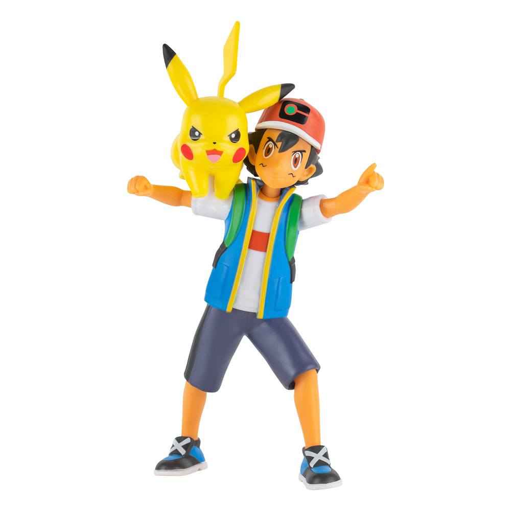 Pokémon Stridsfigurer Ash och Pikachu 11 cm