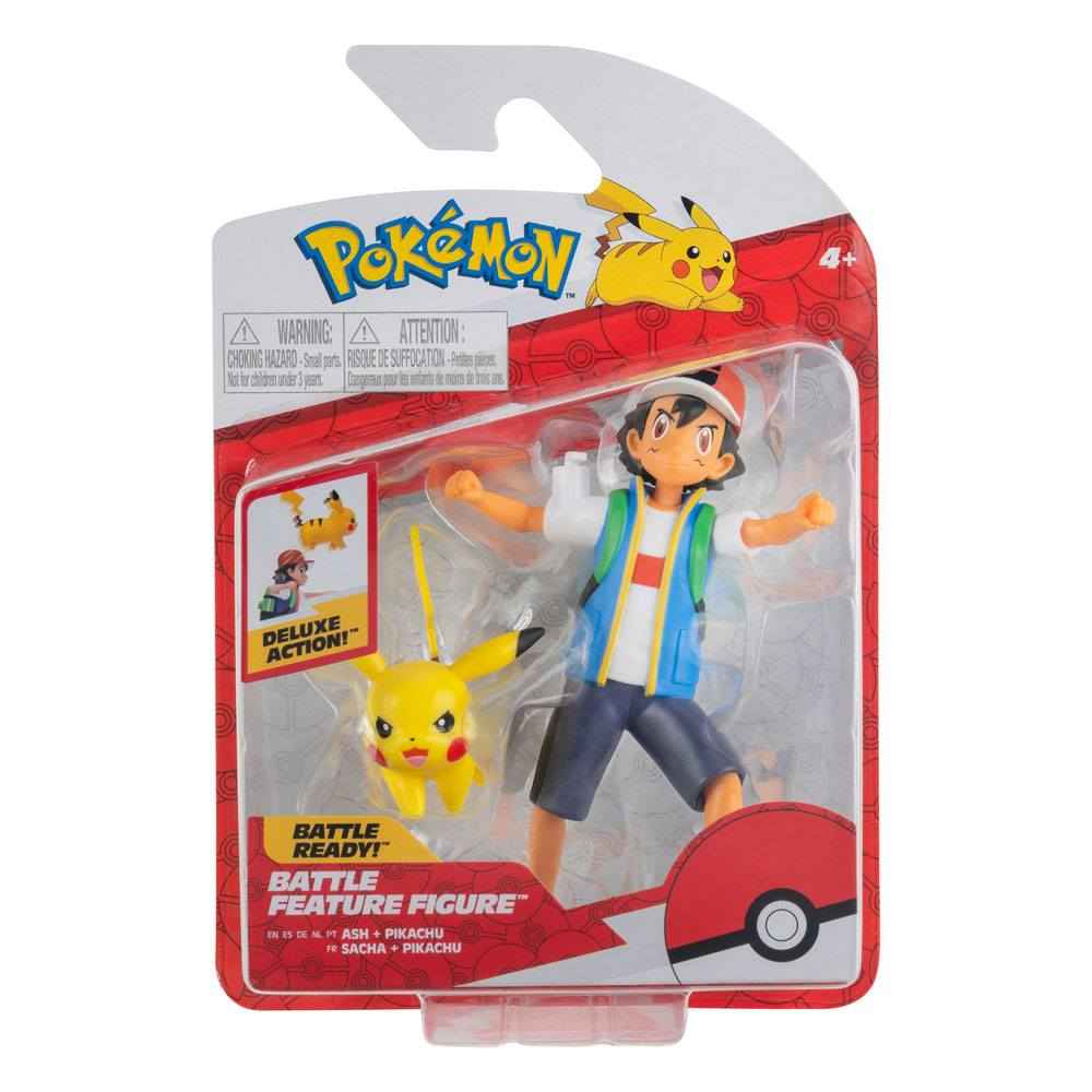Pokémon Stridsfigurer Ash och Pikachu 11 cm
