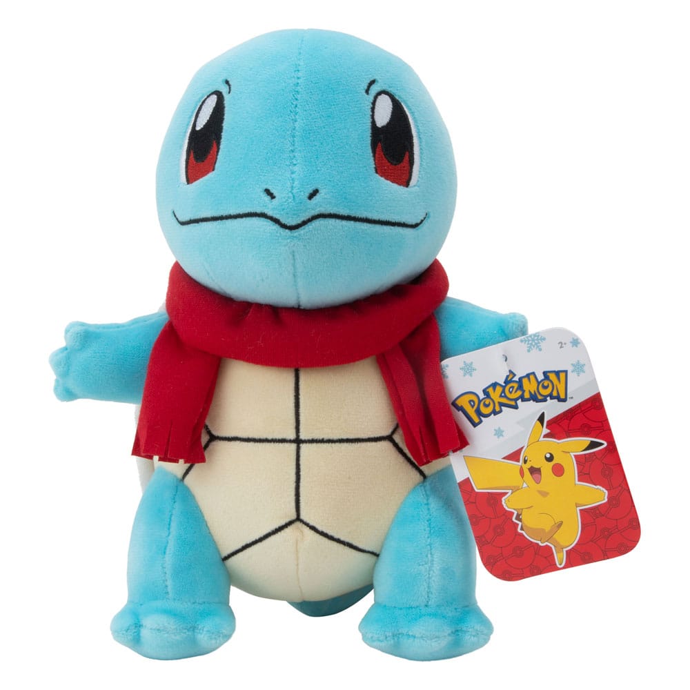 Pokémon gosedjur Winter Squirtle med halsduk 20 cm Jazwares