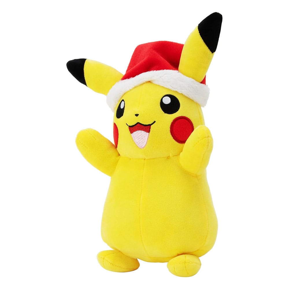 Pokémon Gosedjur Winter Pikachu med Jultomte 20 cm Jazwares