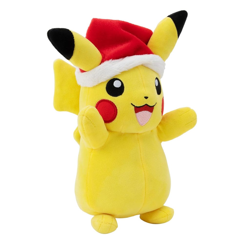 Pokémon Gosedjur Winter Pikachu med Jultomte 20 cm Jazwares