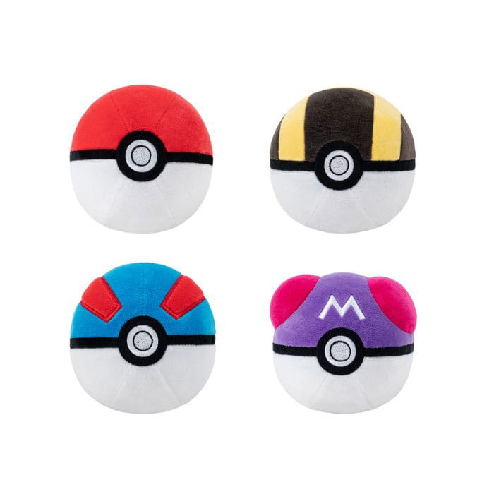 Pokémon Plush Poké Ball Version 1 10 cm Assortment (6)