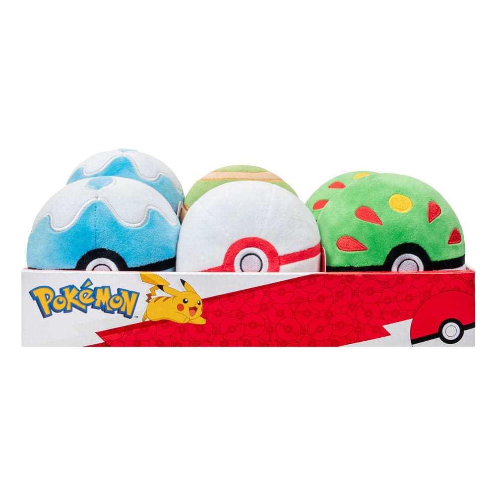 Pokémon Plush Figures Poké Balls 10 cm Assortment (6) Jazwares