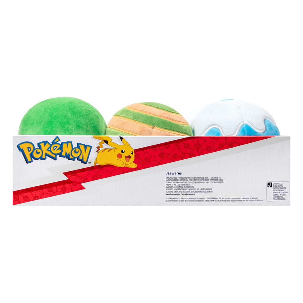 Pokémon Plush Figures Poké Balls 10 cm Assortment (6) Jazwares
