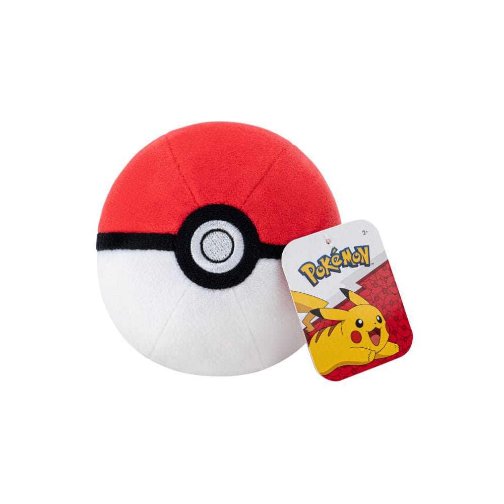 Pokémon Gosedjur Pokeball Version 6 - 10 cm Assortiment (6) Jazwares