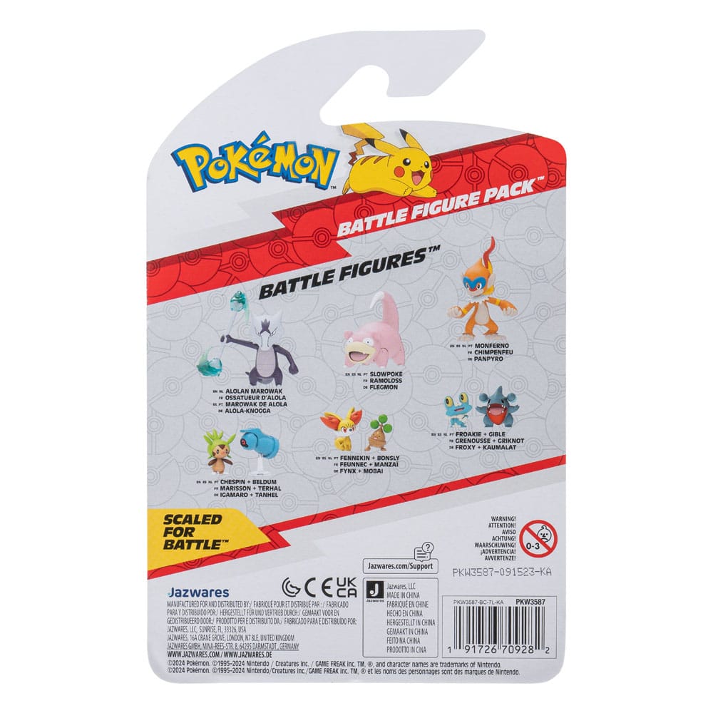 Pokémon Battle Figure First Partner Set - Bulbasaur & Pikachu Jazwares
