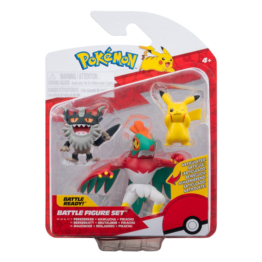 Pokémon Battle Figure Set 3-Pack Pikachu #8