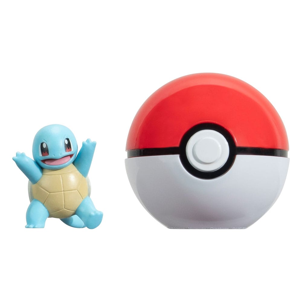Pokémon Clip'n'Go Poké Balls Squirtle #3 & Poké Ball Jazwares