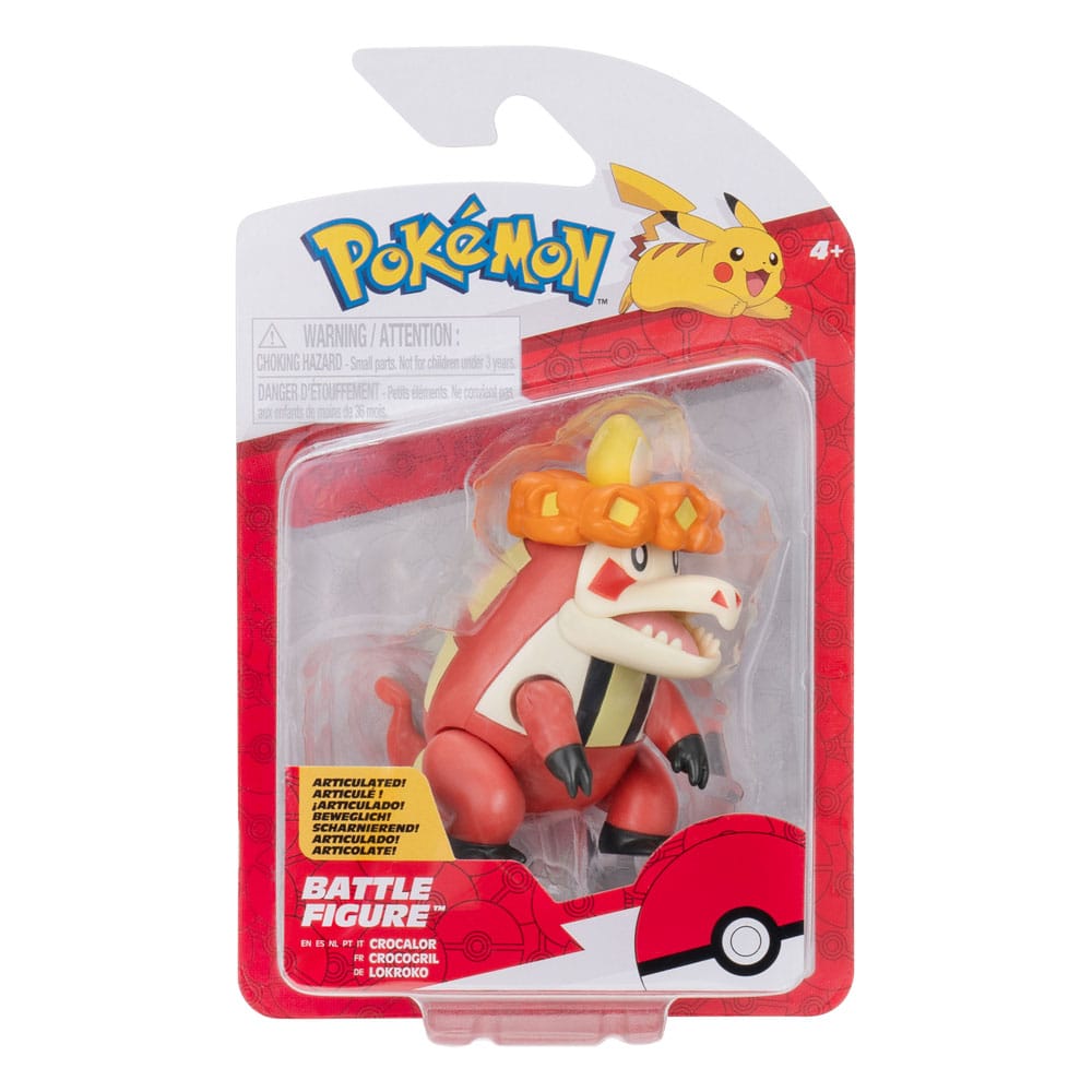 Pokémon Battle Figure Crocalor 5 cm Jazwares