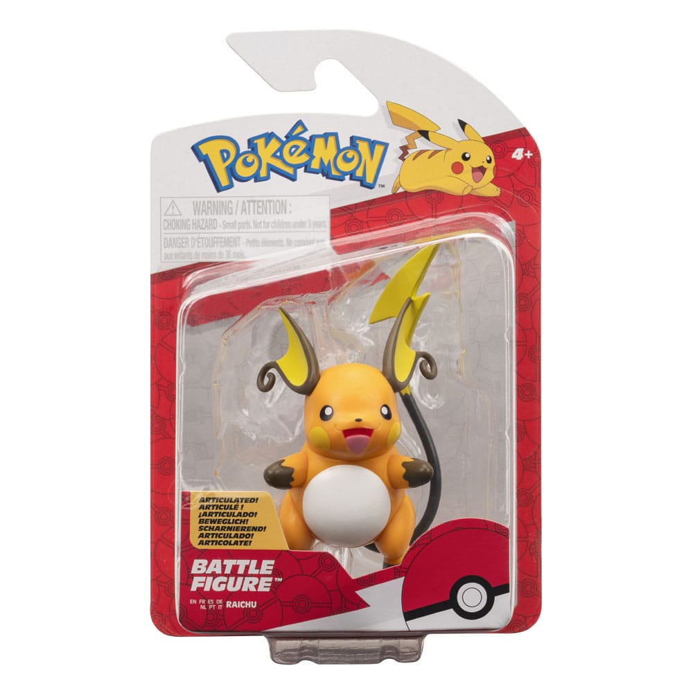Pokémon Battle Figur Raichu 5 cm Jazwares