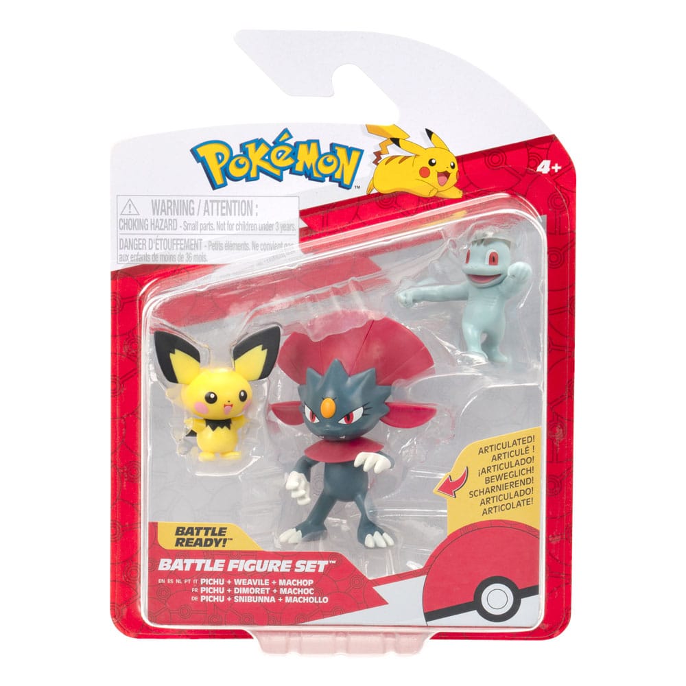 Pokémon First Partner Battle Figure Set 3-Pack Jazwares