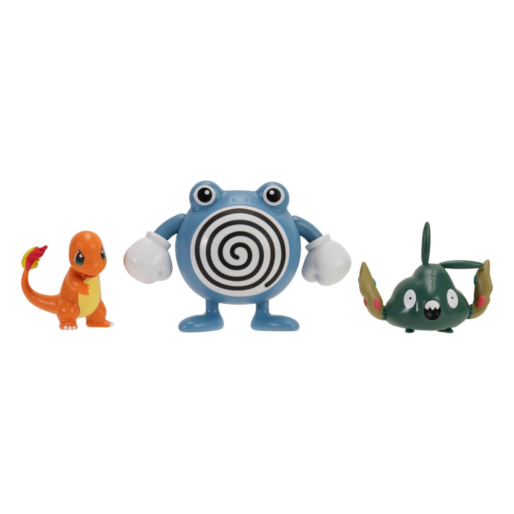 Pokémon Första Partner Battle Figure Set 3-Pack Jazwares