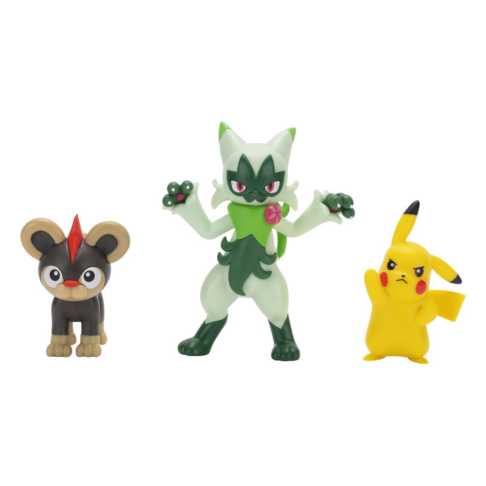Pokémon First Partner Battle Figure Set 3-Pack Jazwares