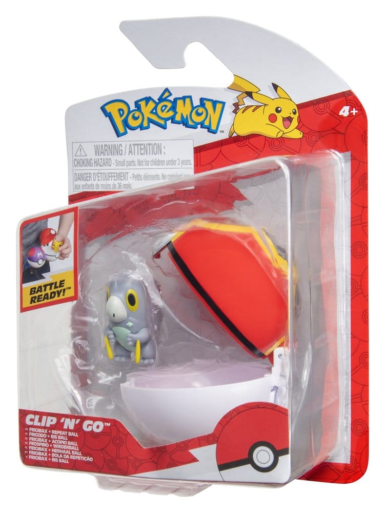 Pokémon Clip 'n' Go Action Figure Wave 21 Frigibax & Repeat Ball