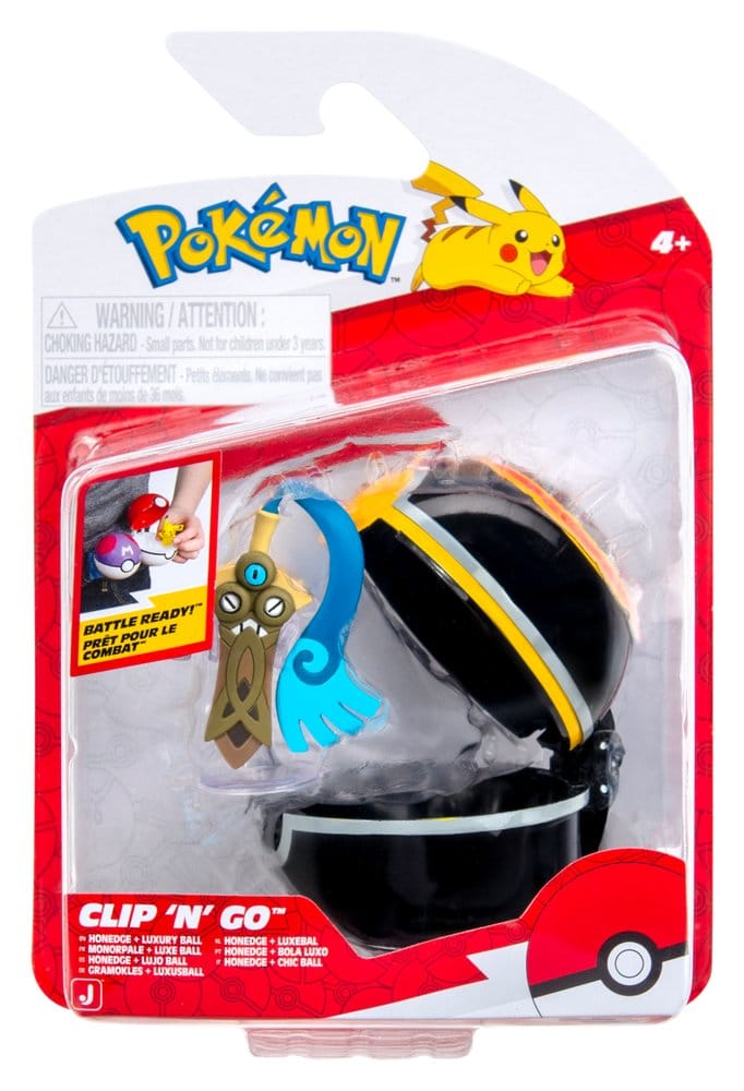 Pokémon Clip 'n' Go Action Figure Wave 22 Honedge & Luxury Ball